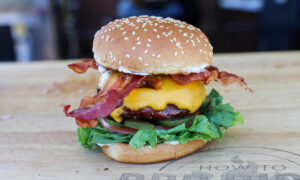 grilled cheeseburger