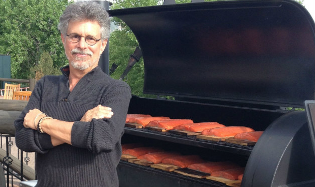 Scotch Whisky-Smoked Salmon on a Cedar Plank 