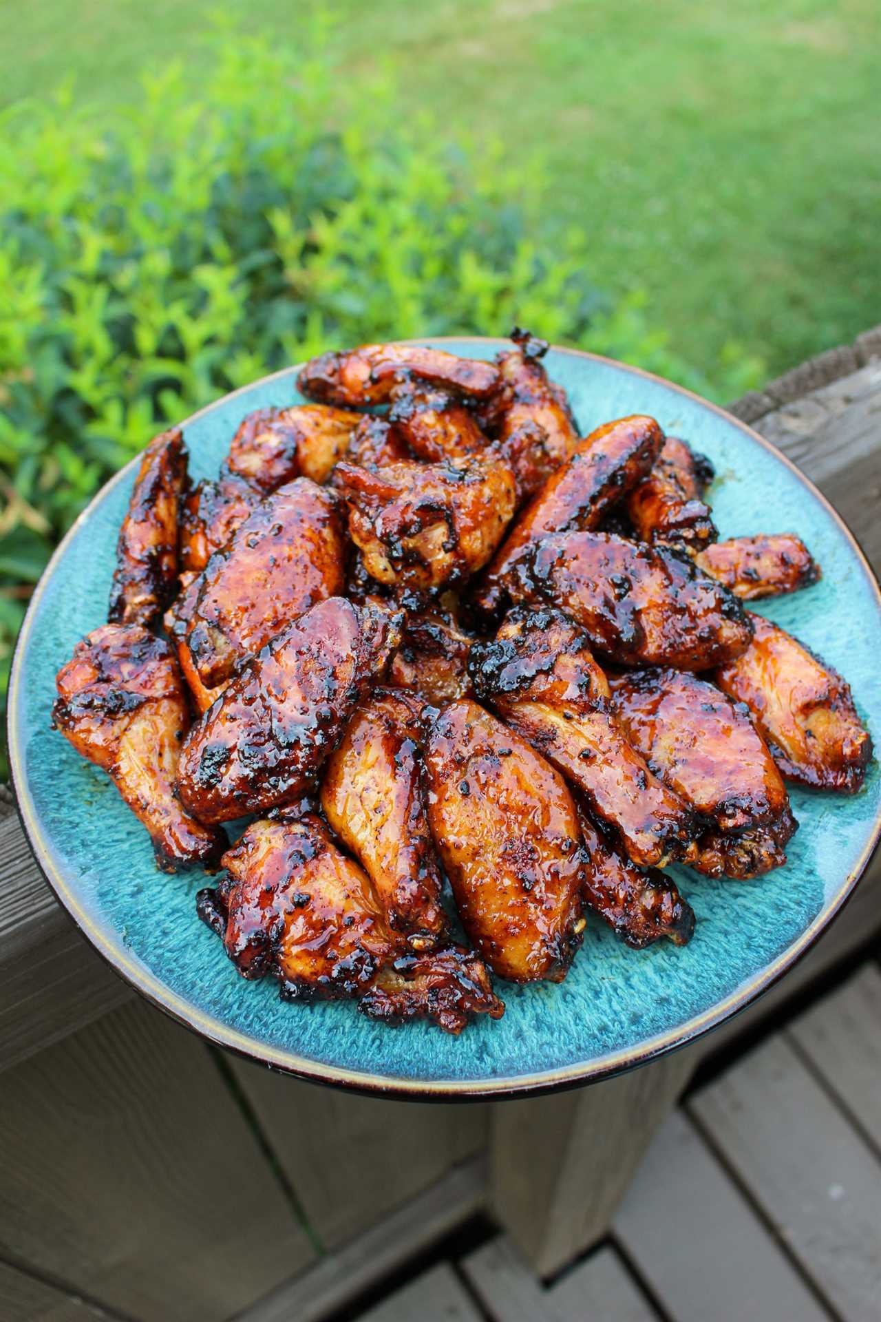 Maple Peach Sticky Wings