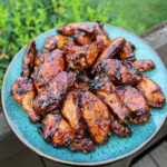 Maple Peach Sticky Wings