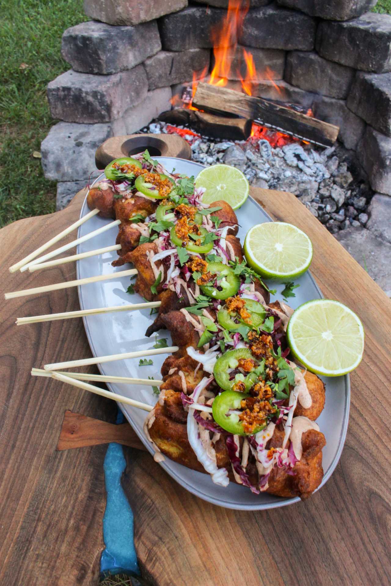 Beer Battered Fish on a Stick