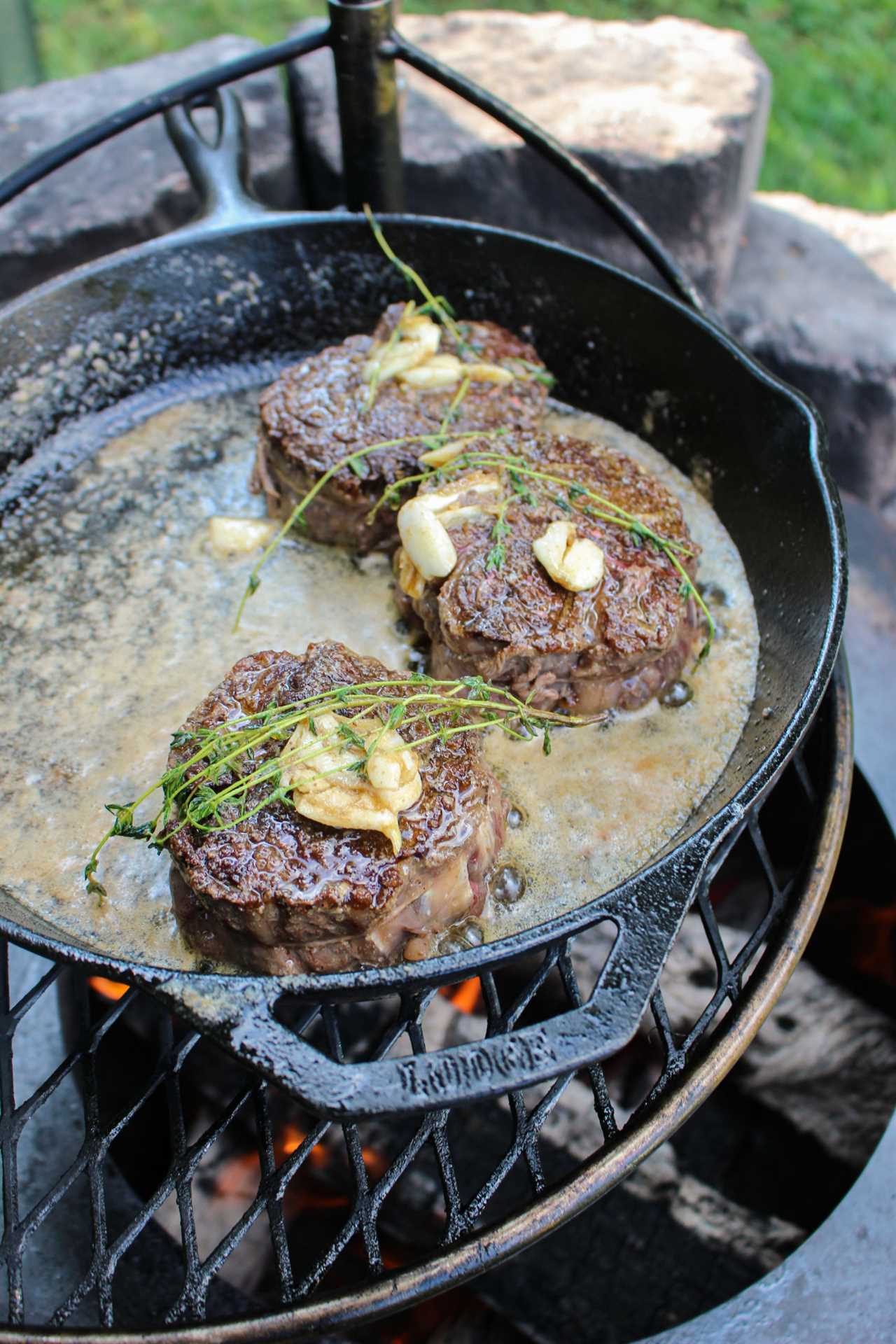 Ribeye Caps with Horseradish Board Saucer