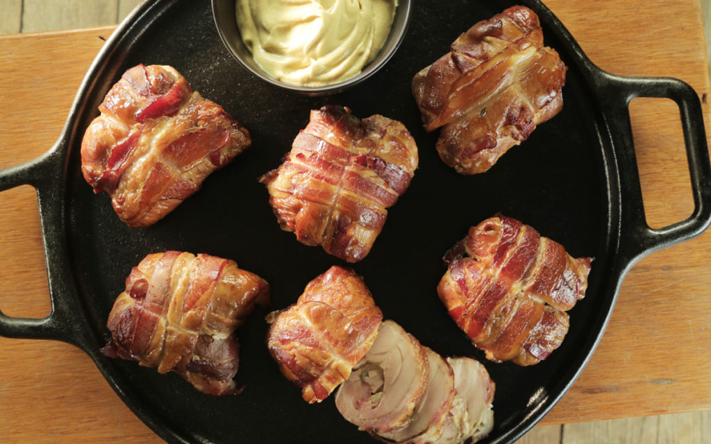 Bacon, Ham and Cheese Chicken Thighs