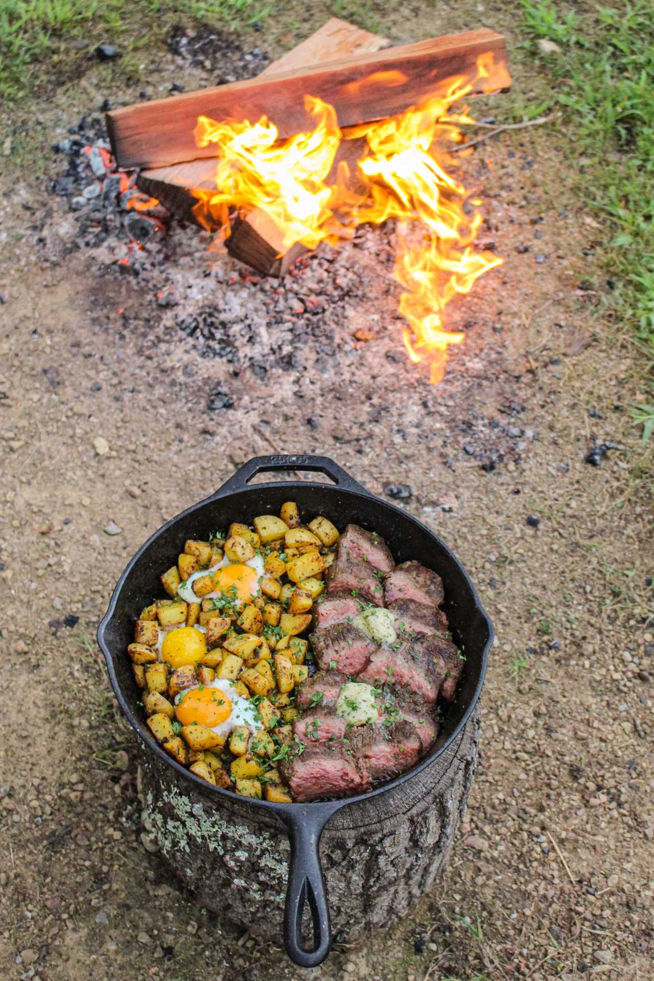 Bourbon Prime Steak and Eggs