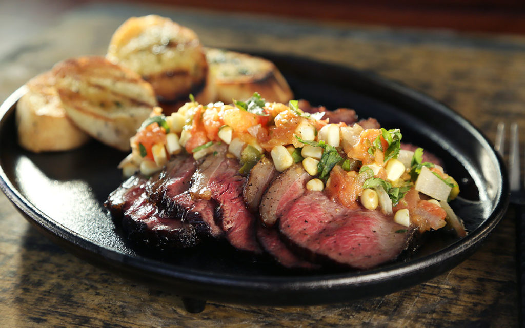 Reverse Seared Tri-Tip with Smoked Tomato Salsa