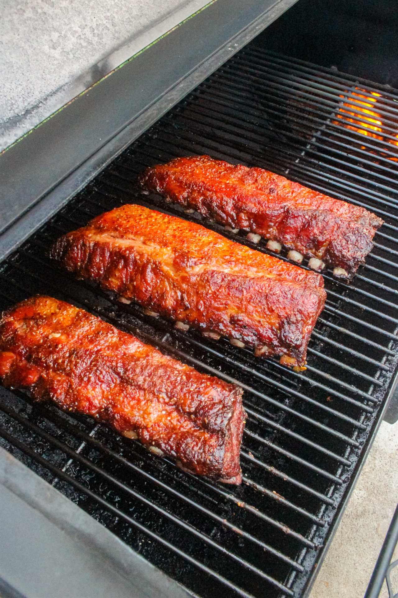 Sweet Teriyaki Sake Smoked Ribs