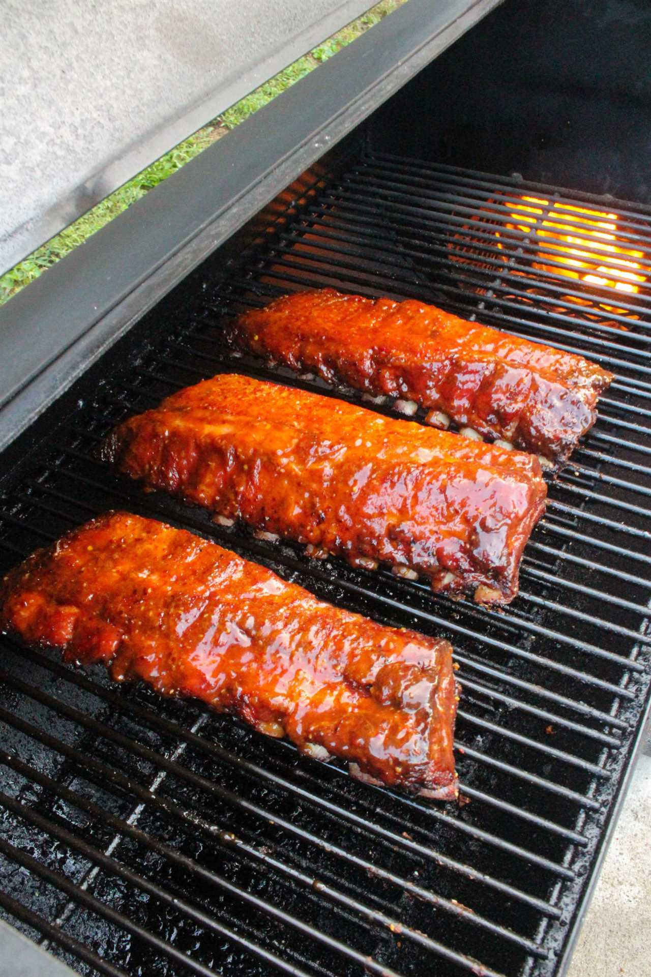 Sweet Teriyaki Sake Smoked Ribs