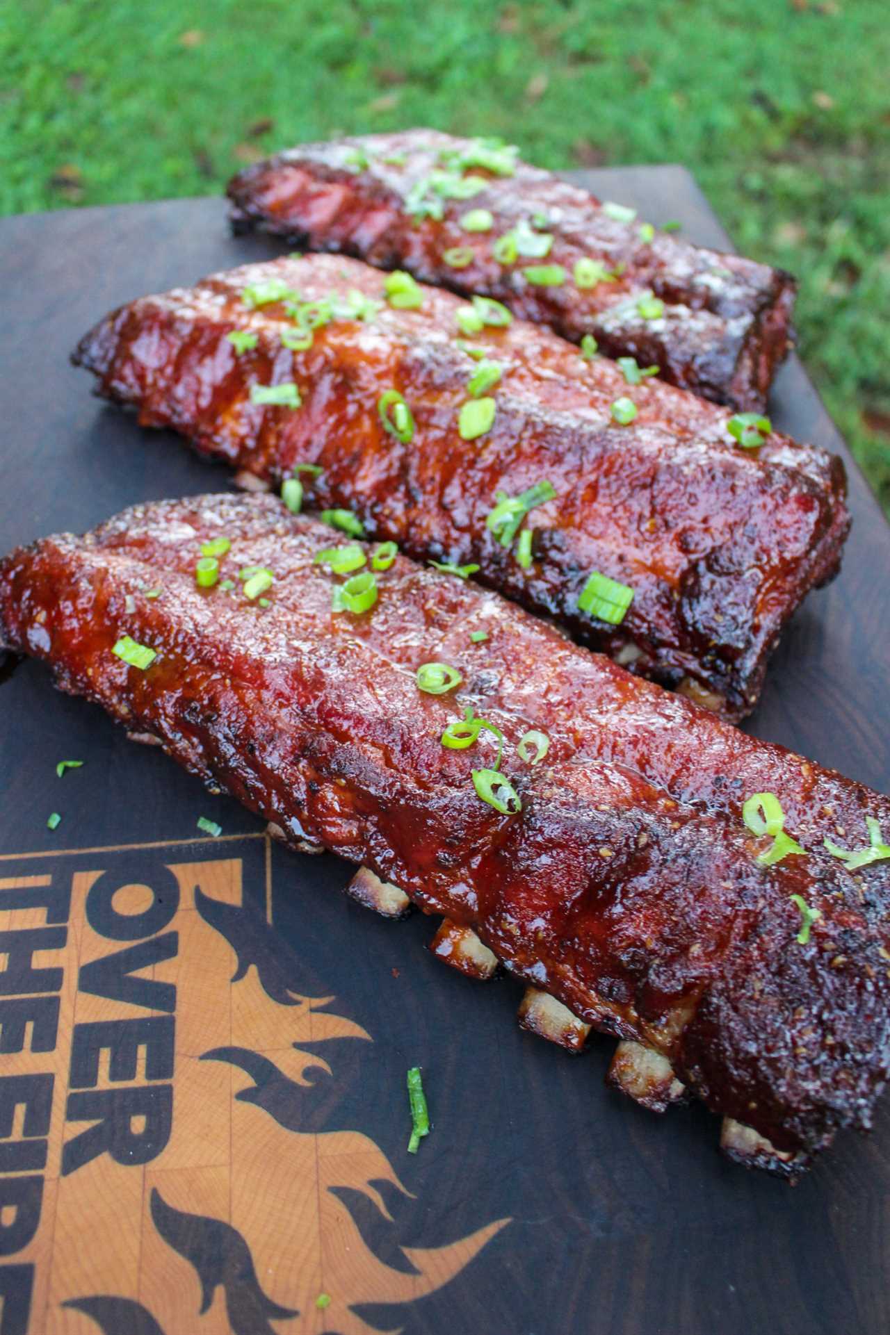 Sweet Teriyaki Sake Smoked Ribs