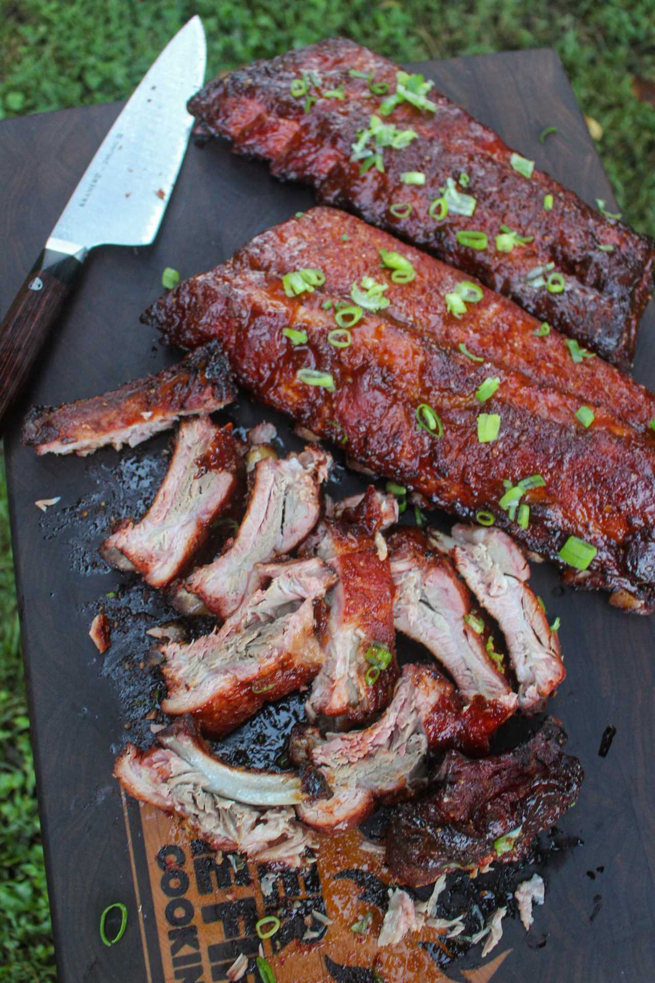 Sweet Teriyaki Sake Smoked Ribs