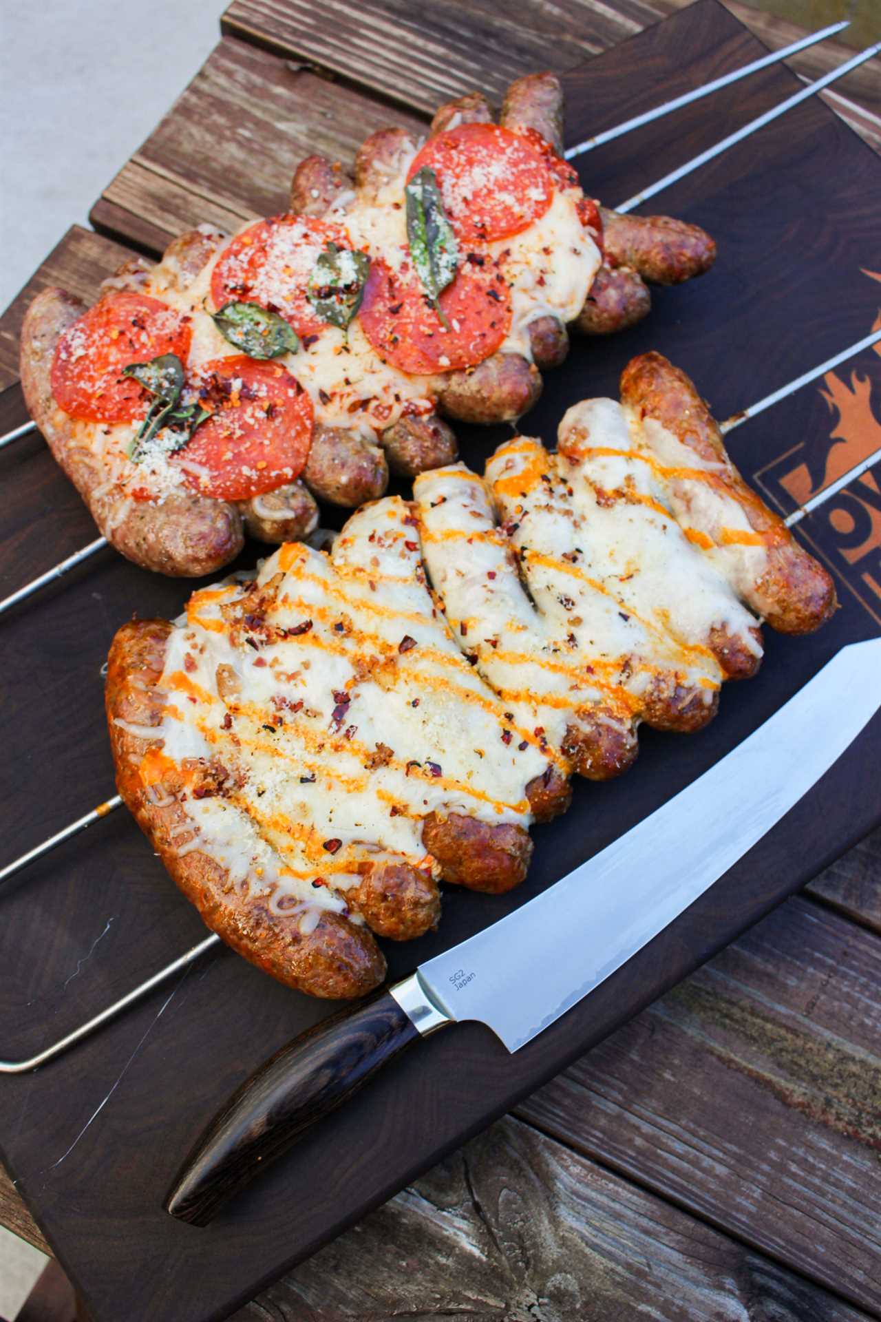 Pizza Sausage Skewers