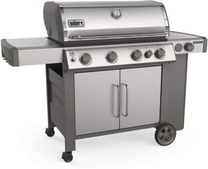 Weber 62006001 Genesis II S-435 4-Burner Liquid Propane Grill, Stainless Steel