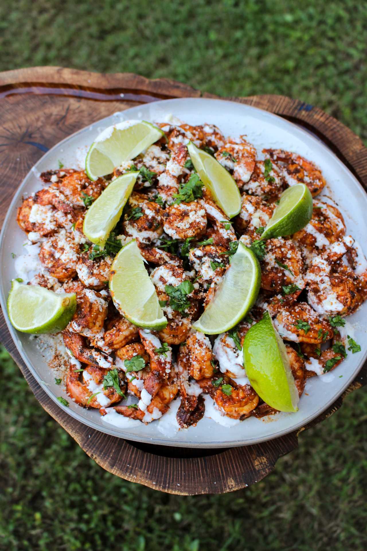 Spicy Mexican Street Shrimp