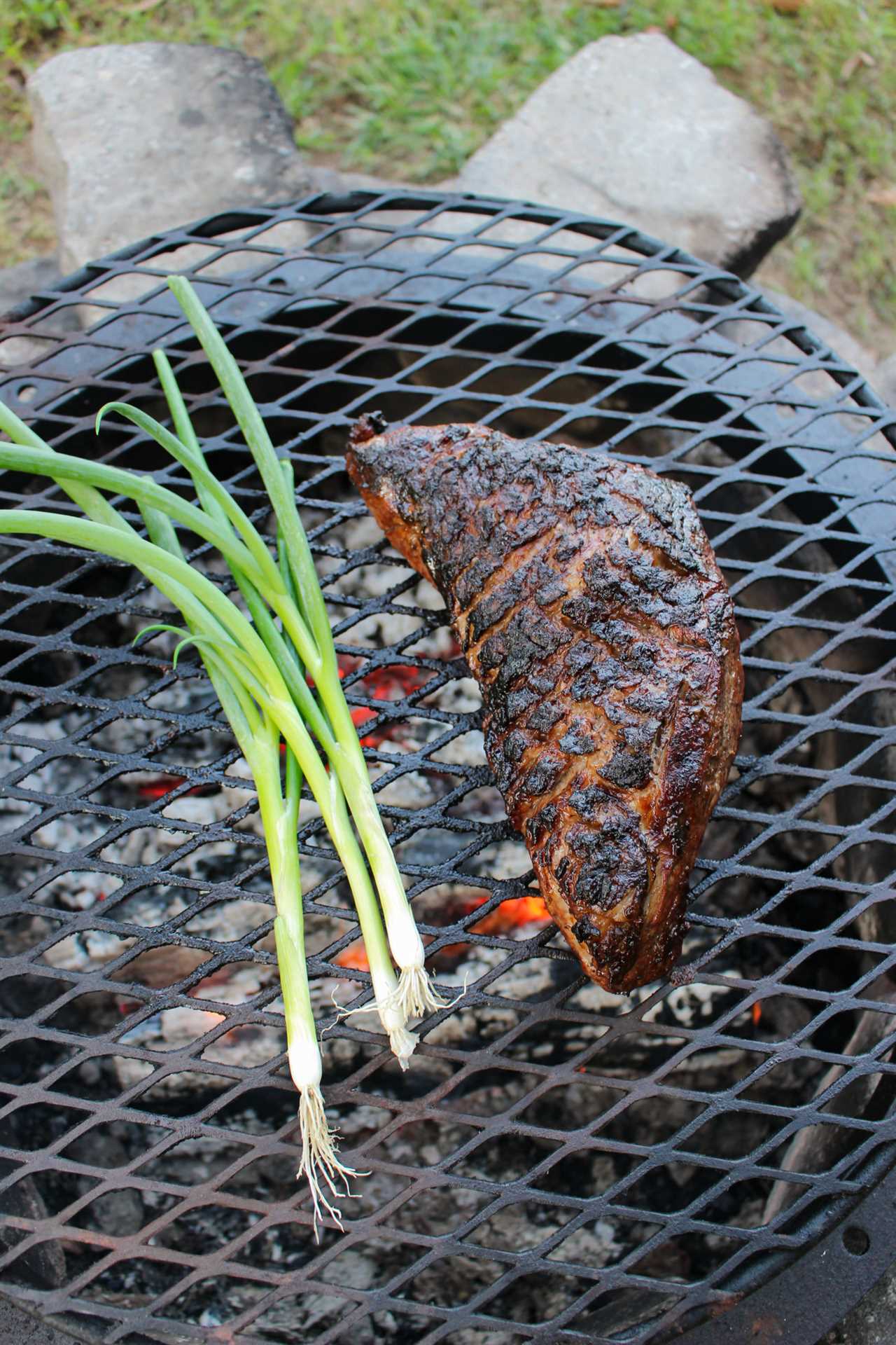 Grilled Steak with Peanut Butter Sauce