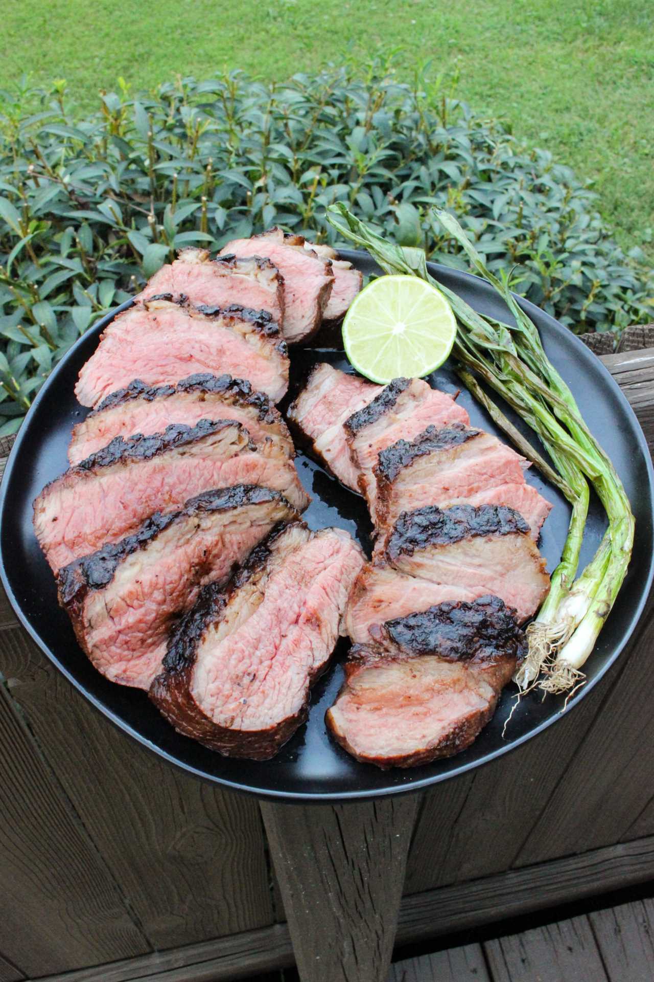 Grilled Steak with Peanut Butter Sauce