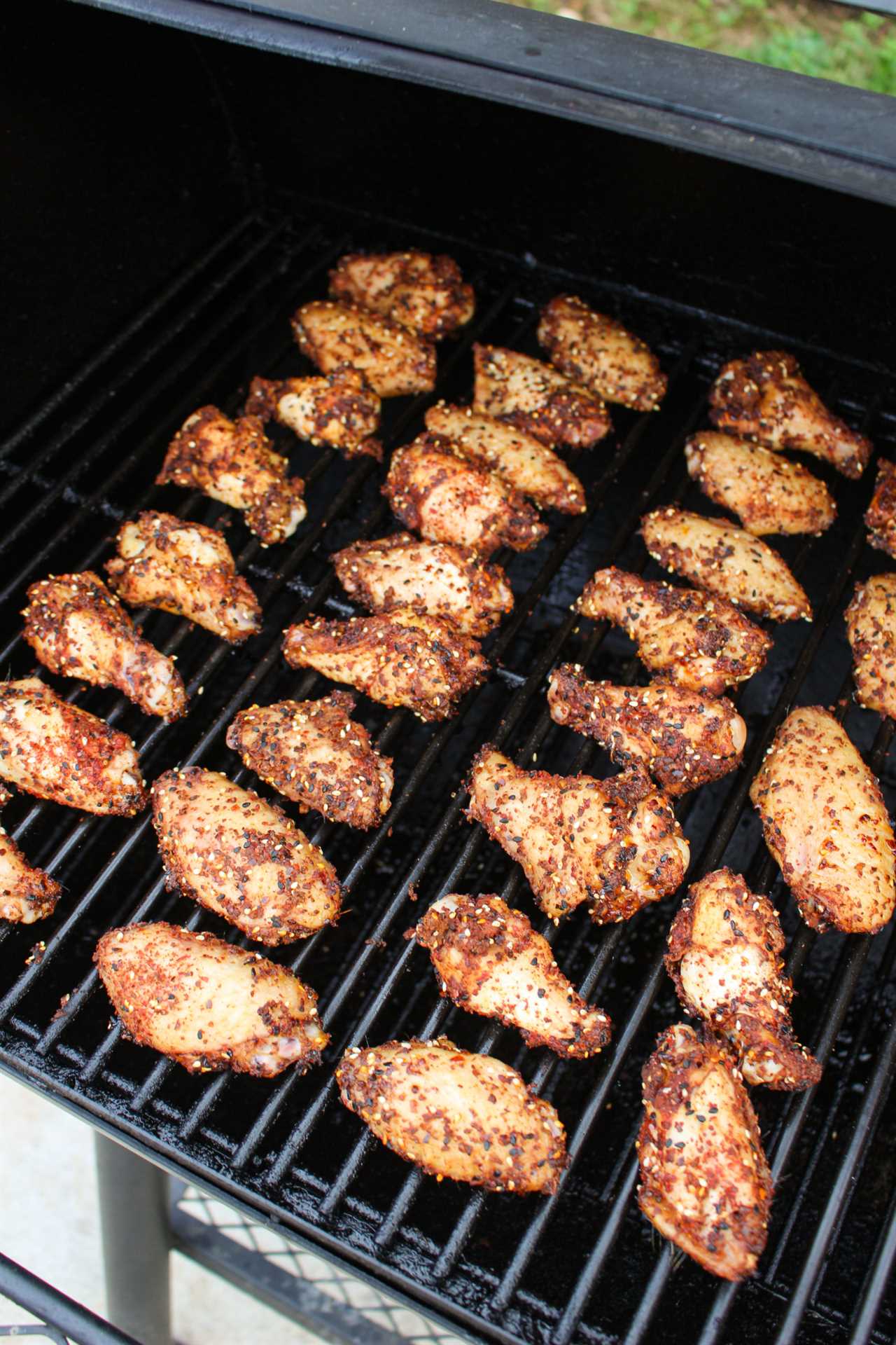 Honey Gochujang BBQ Wings hit 165F