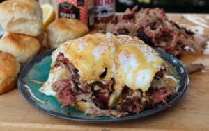 pulled pork Benedict