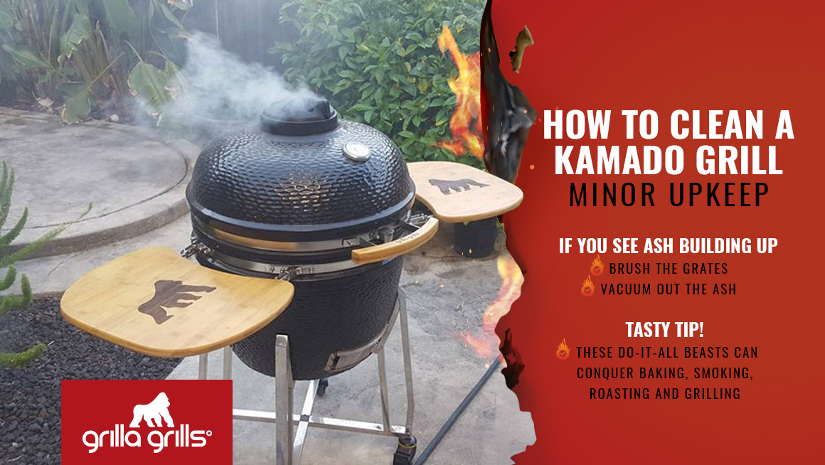 How to clean a Kamado Grill