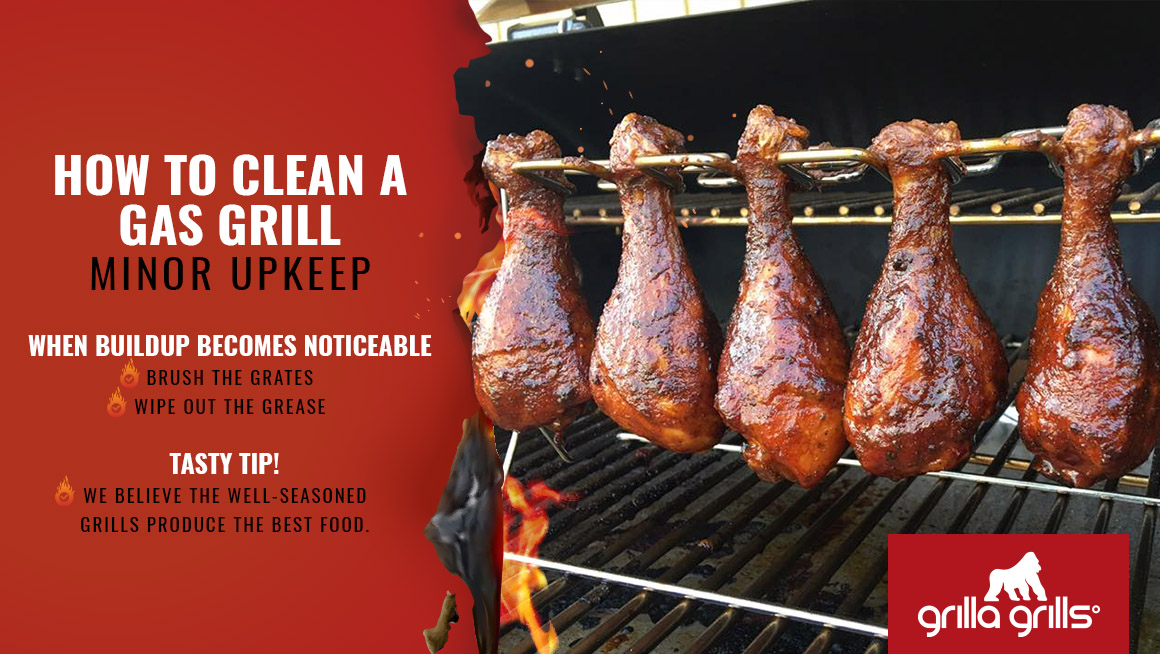 How to clean a gas grill