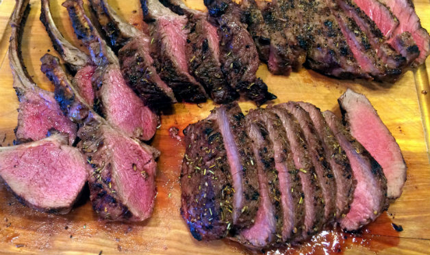 Herb-Crusted Venison Filets with Horseradish Sauce