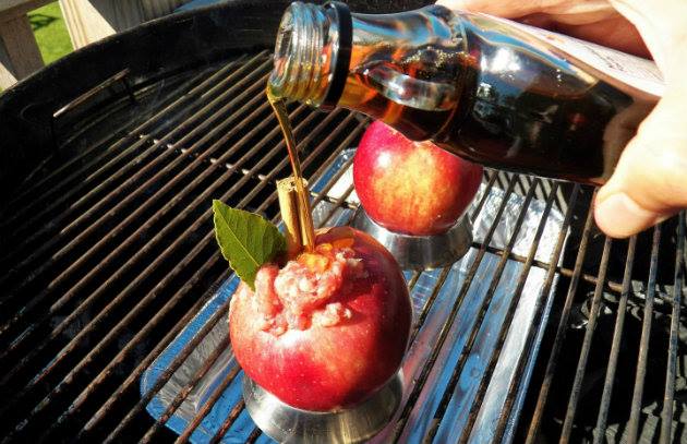 A New Baked Apple Stuffed with Sausage and Sage