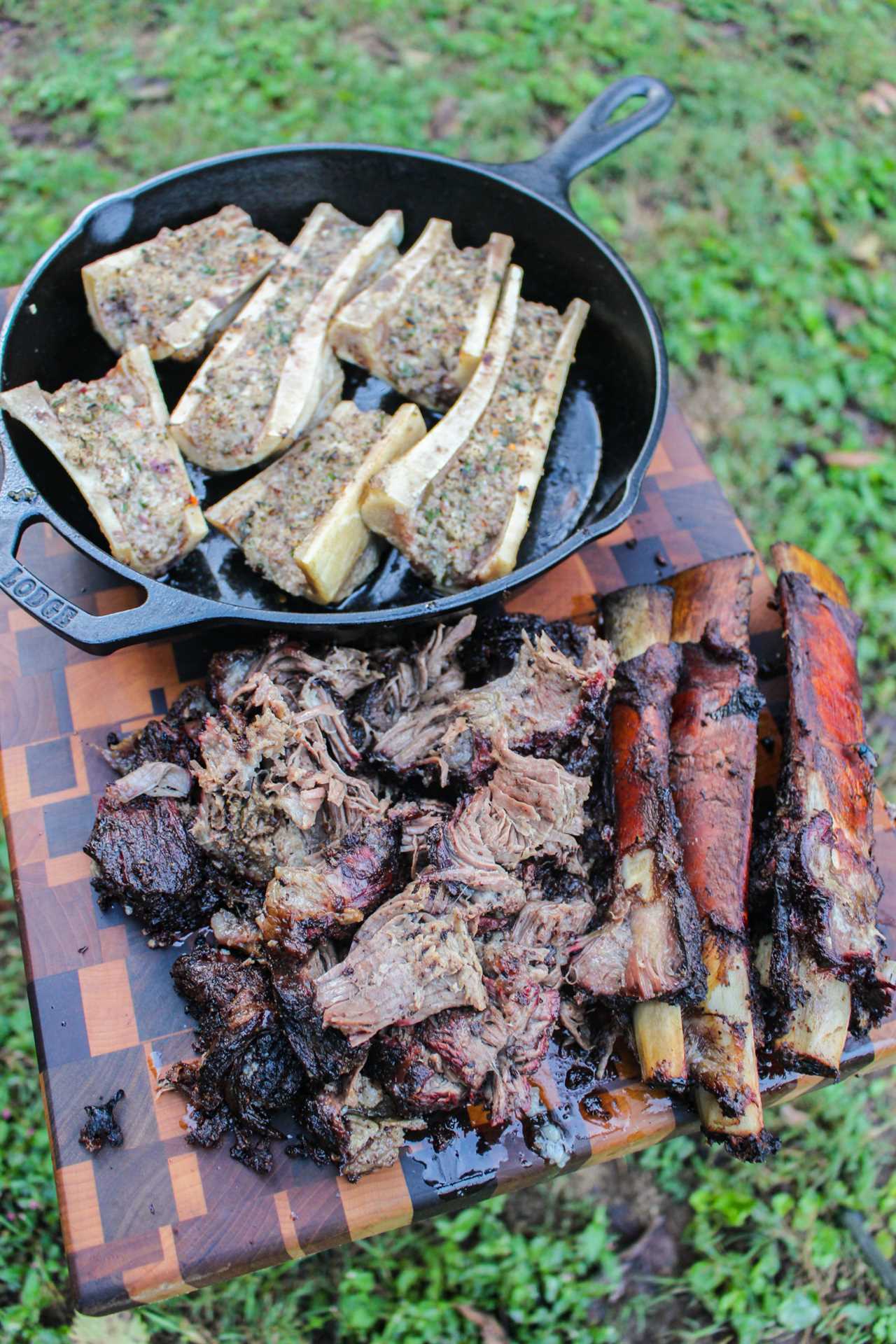 Tomahawk Beef Short Ribs shredded and ready to devour. 