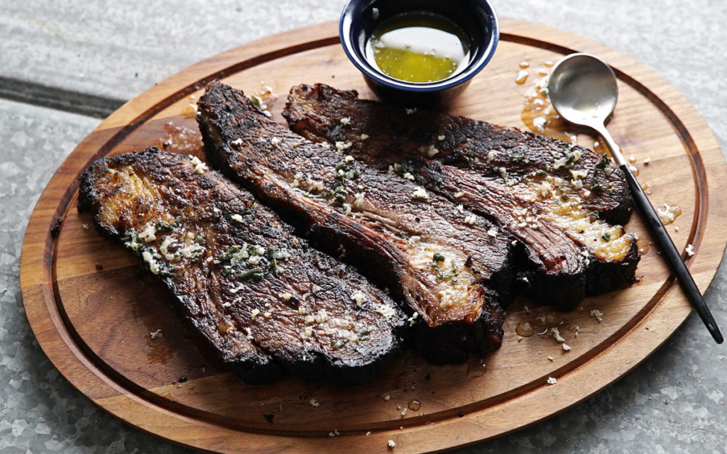 Brisket Steaks with Shallot Sage Butter