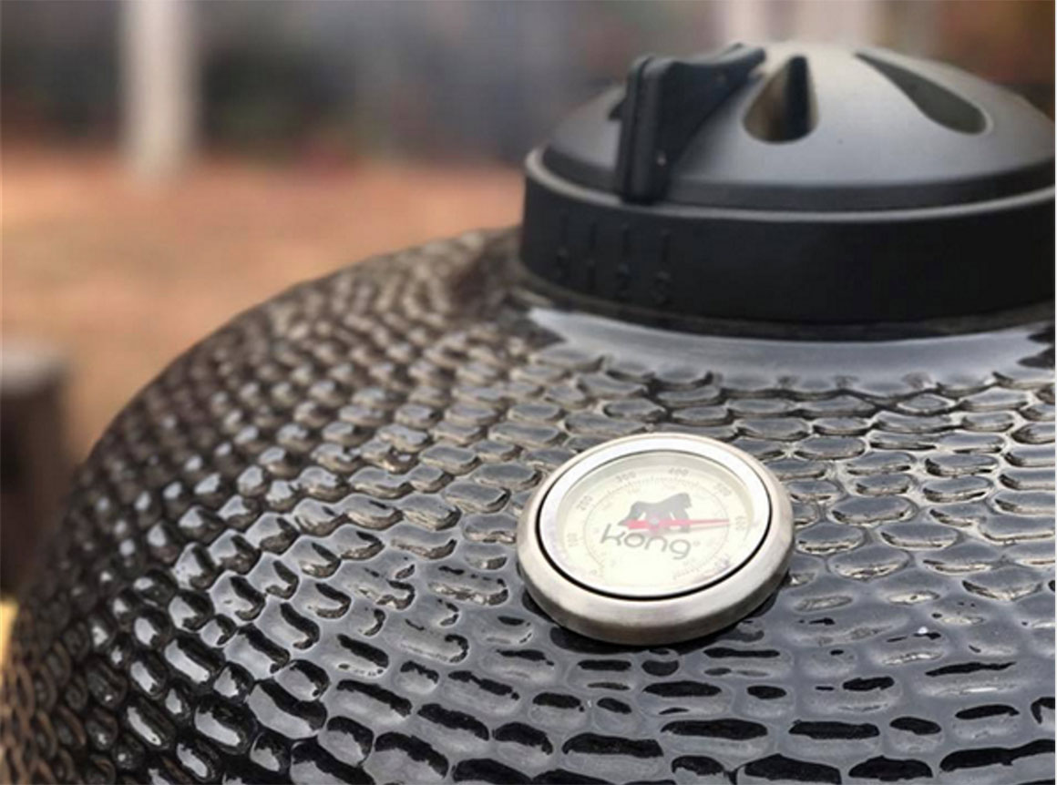 temperature gauge kamado smoker