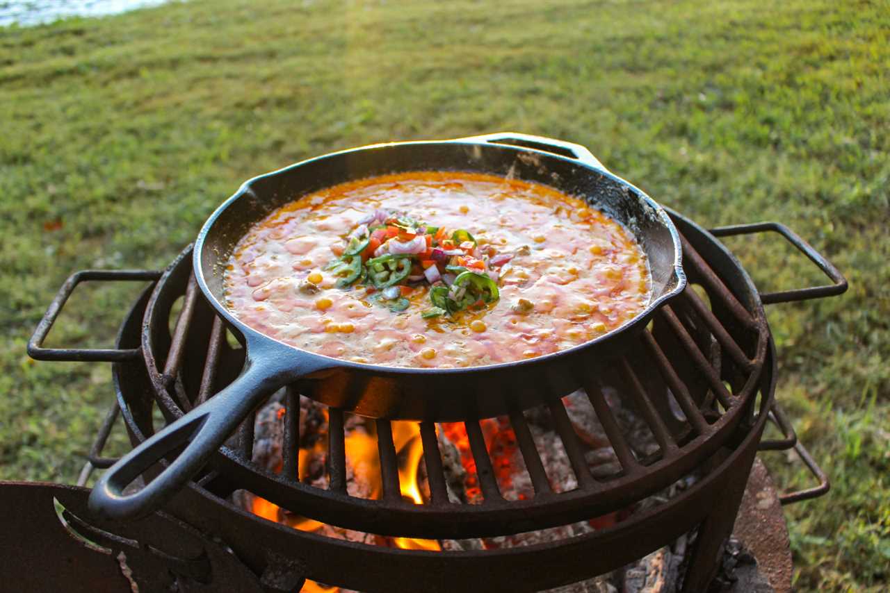 Skillet Choriqueso final product. 