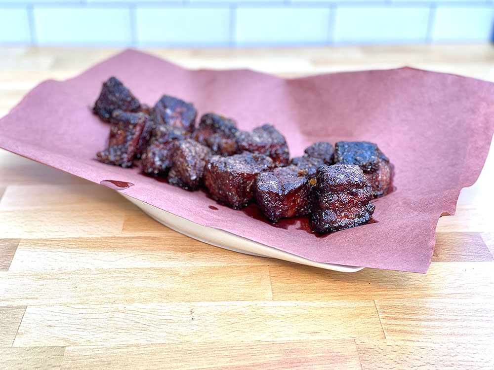 Maple Pork Belly Burnt Ends