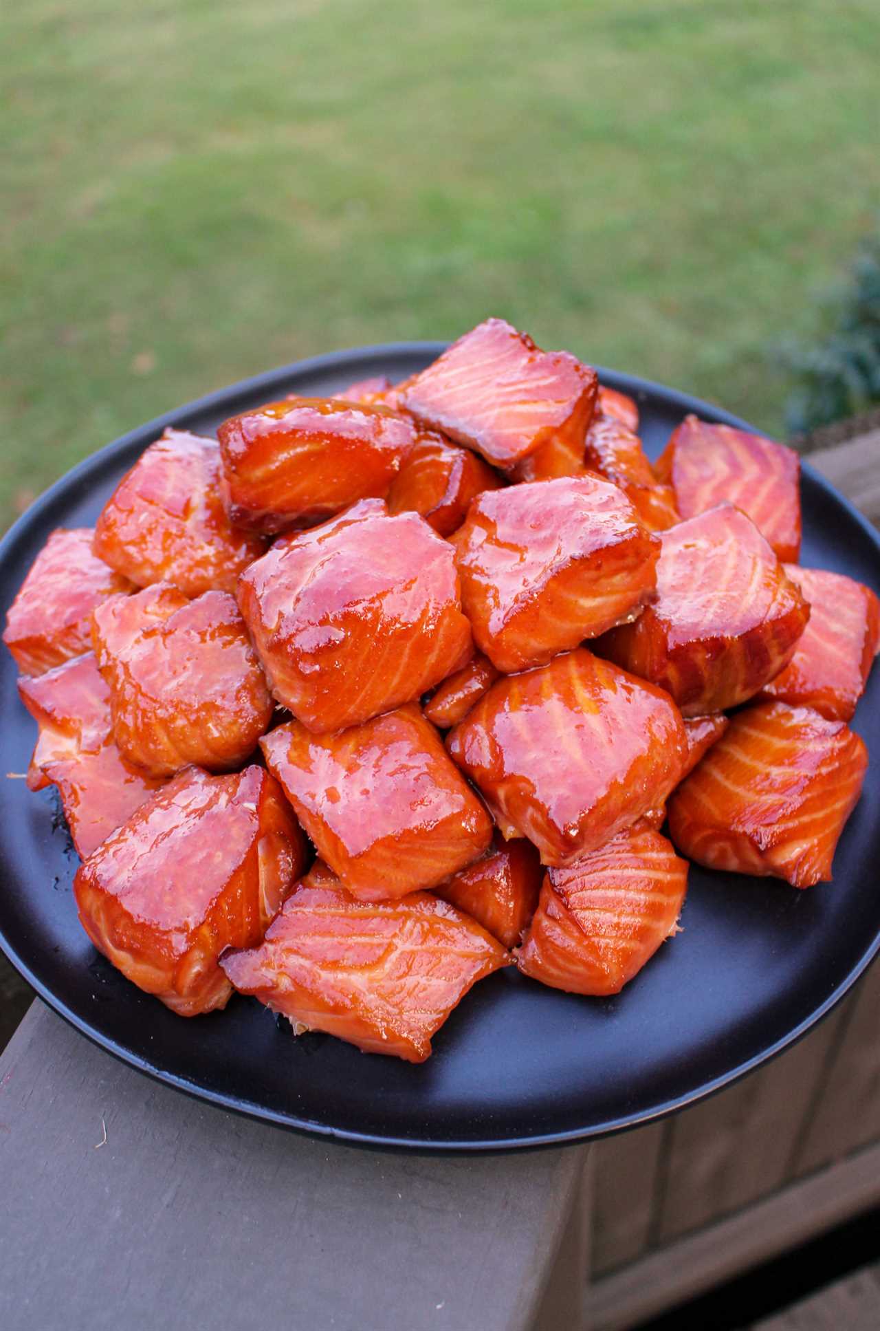 Smoked Salmon Burnt Ends