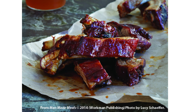 Apple Spice Baby Backs with Cider-Rum Barbecue Sauce