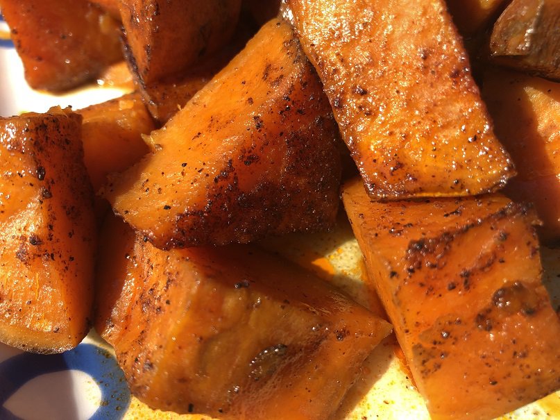 Savory Smoked Sweet Potato Bite