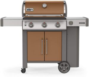 Weber 61025001 Genesis II E-315 3-Burner Liquid Propane Grill, Copper