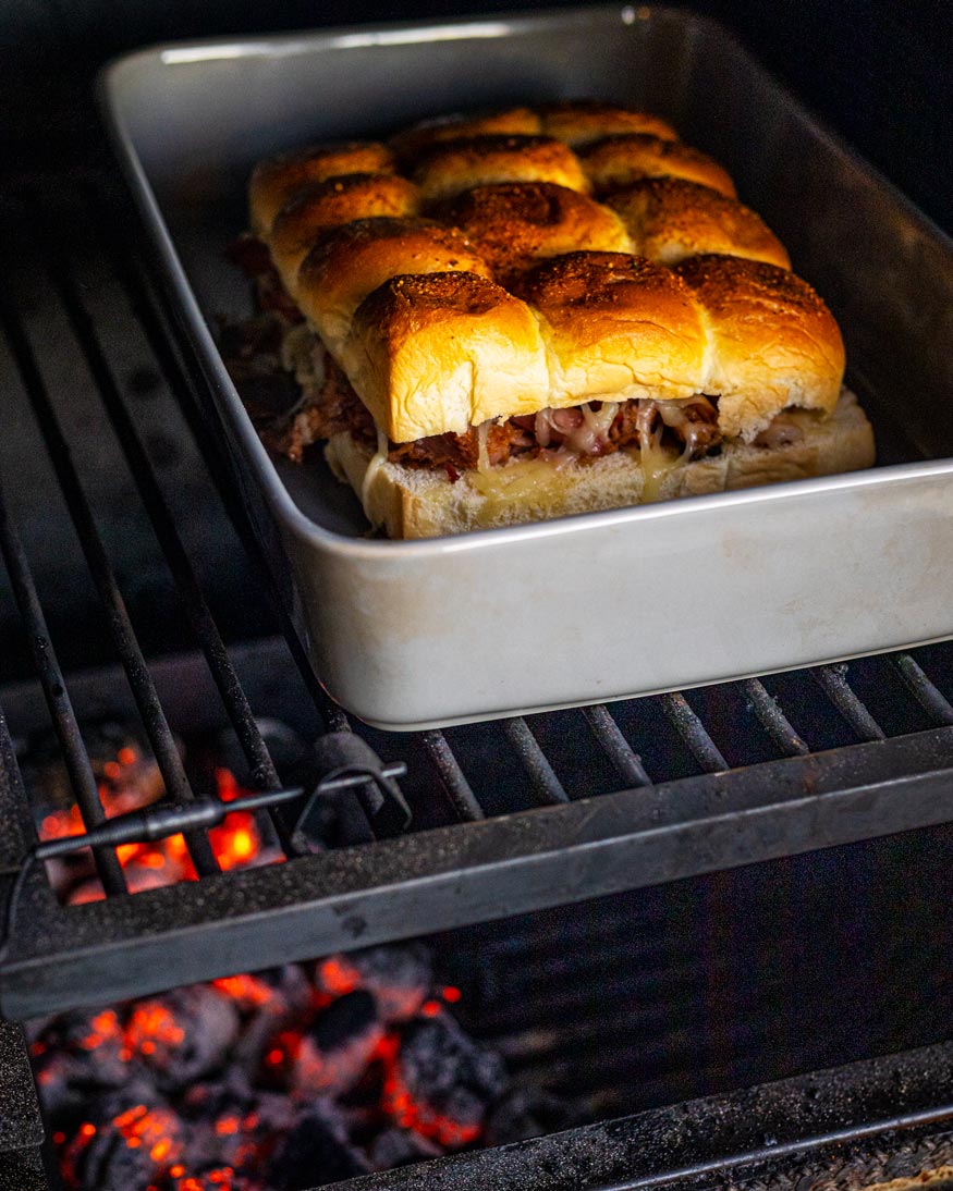 Smoked Pulled Ham Sandwiches