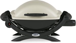 Weber 50060001 Q1000 Liquid Propane Grill, Chrome