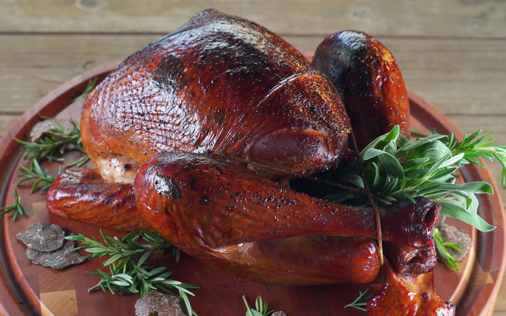 Truffle Stuffed Smoked Turkey Recipe