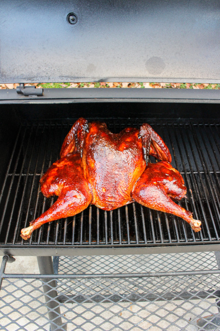 Maple Bourbon Spatchcock Turkey