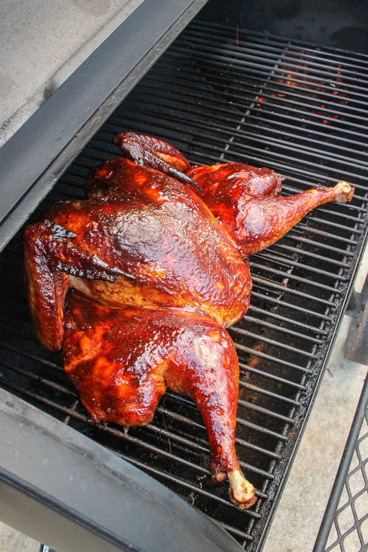 Maple Bourbon Spatchcock Turkey