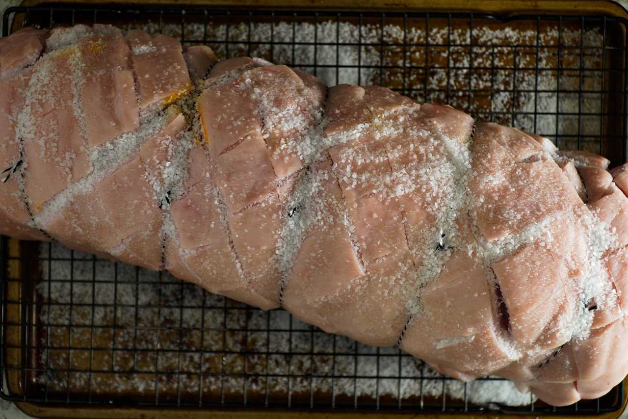 Chorizo Stuffed Porchetta