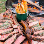 Peppercorn Crusted Steaks with Duck Fat Fries