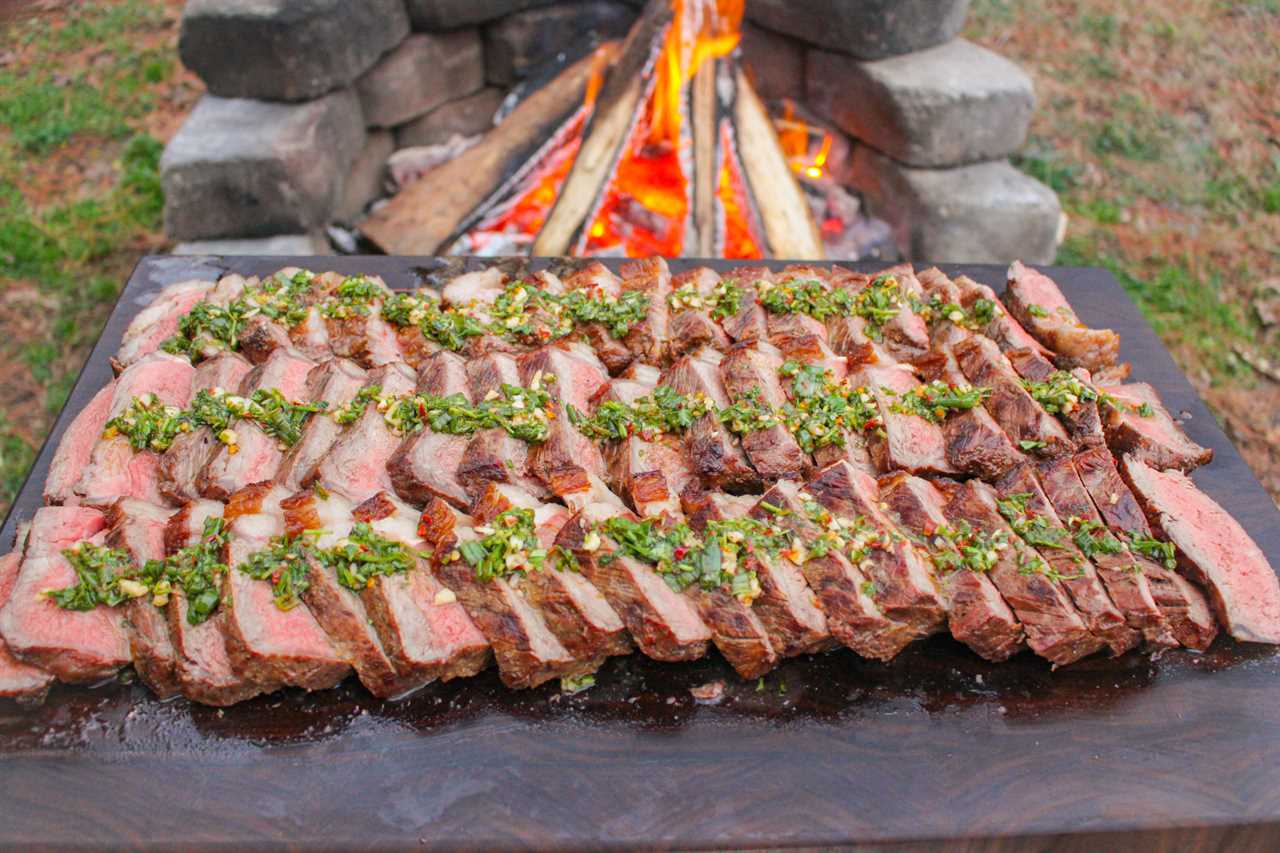 Brazilian Steaks with Habanero Chimichurri