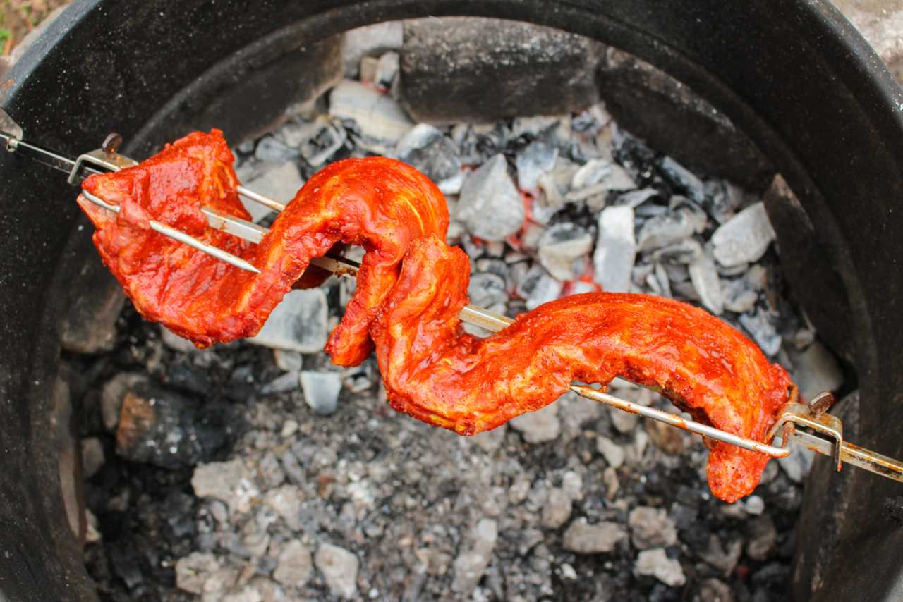 Maple Gochujang Rotisserie Ribs