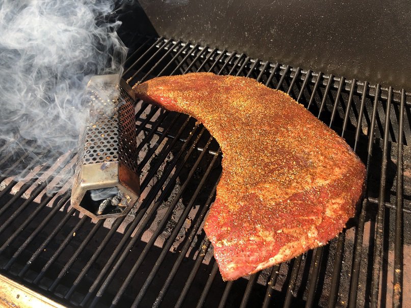 Seasoned Tri Tip on Pellet Grill