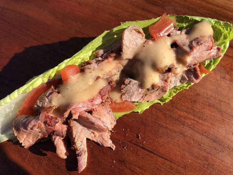 Smoked Tri Tip Lettuce Wrap