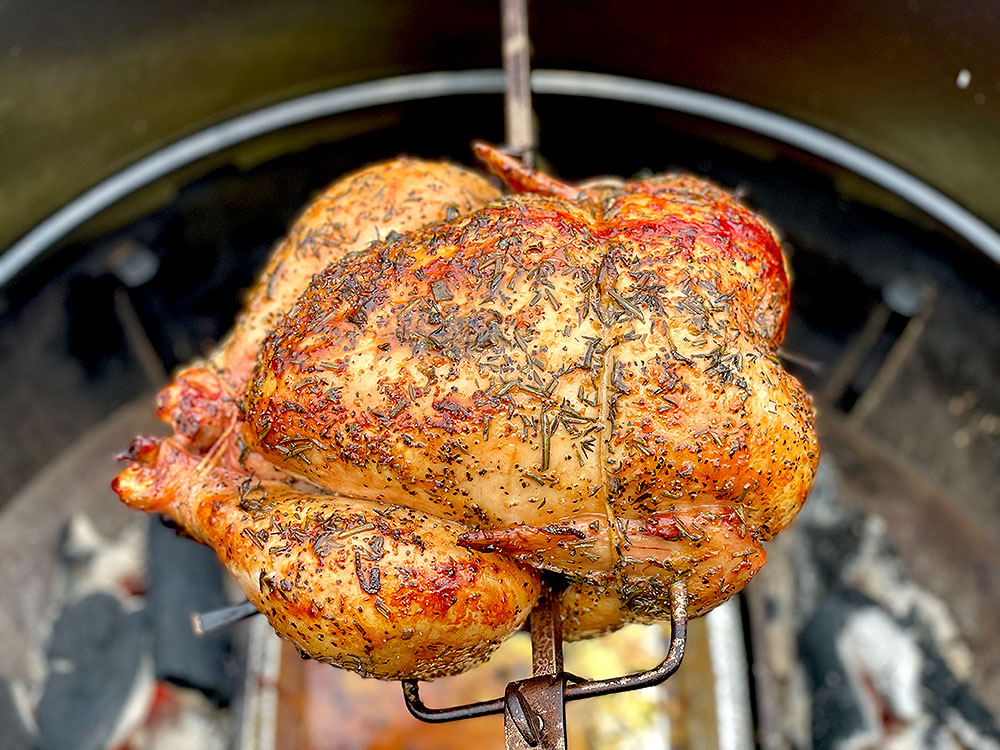 Rotisserie Chicken Cooking