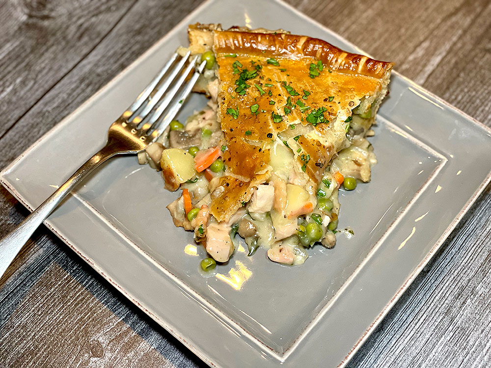 Slice of Chicken Pot Pie