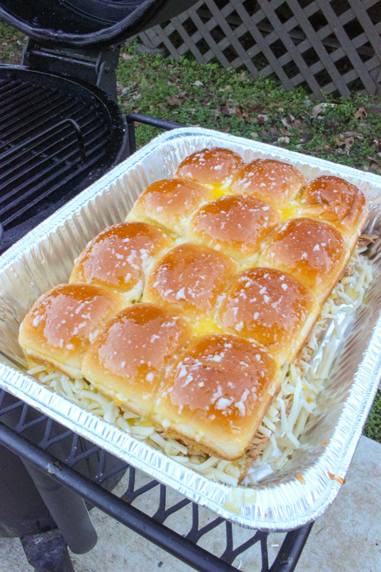 Cheesy Buffalo Chicken Sliders