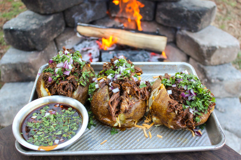 Birria Baked Potato