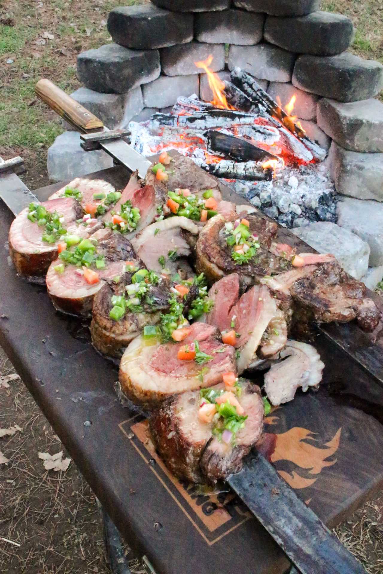 Churrasco Picanha with Jalapeno Vinaigrette Salsa is served!