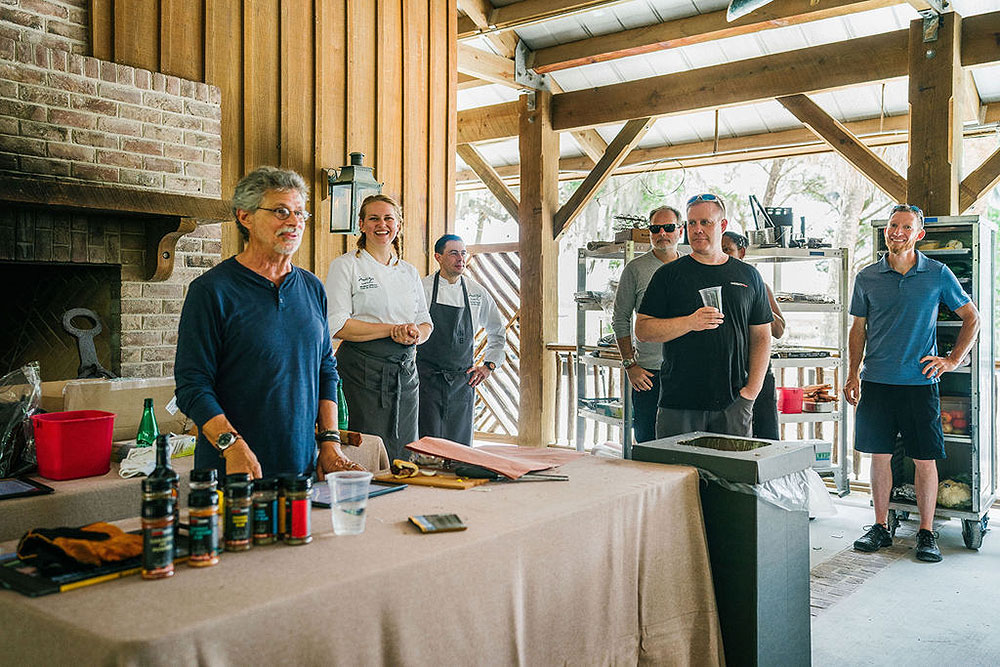 Steven Raichlen teaching at Barbecue University